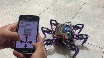 Hexápodo controlado por Bluetooth: PIC16F887