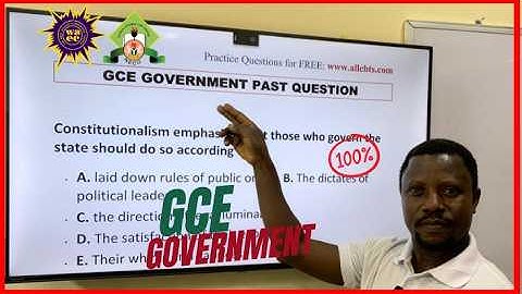 Top WAEC/NECO GCE 2025 Government Questions | Most Likely Exam Questions Solved