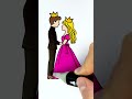 💕 Barbie Girl Bride 👸🤴 Glitter Art for Kids ✨ #art #easy #princess #dress #couple #trending