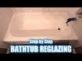 HOW TO REGLAZE A BATHTUB #10 | STEP by STEP BATHTUB REGLAZING REFINISHING PROCESS