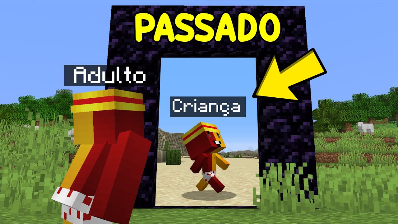 Viajei para o PASSADO quando era CRIANÇA!