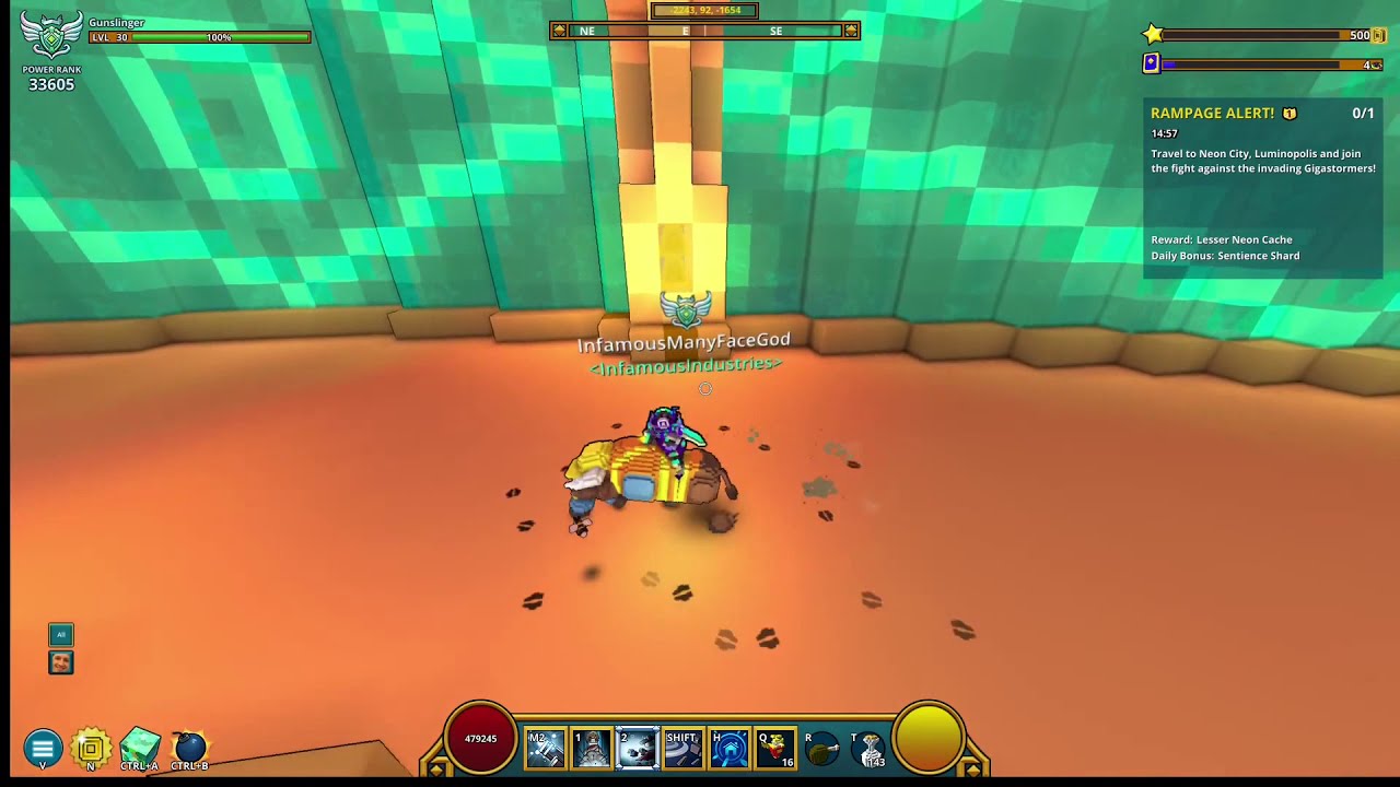 InfmousManyFaceGod  celebrates Lunar New Year in Trove!