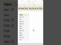 2 ways to remove duplicates in Excel #excel #exceltips