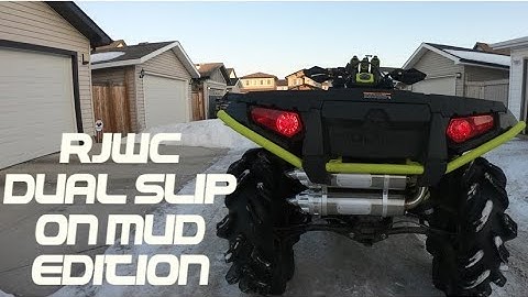 2020 Polaris Sportsman High Lifter With RJWC Dual Mud Edition Exhaust And Tuner