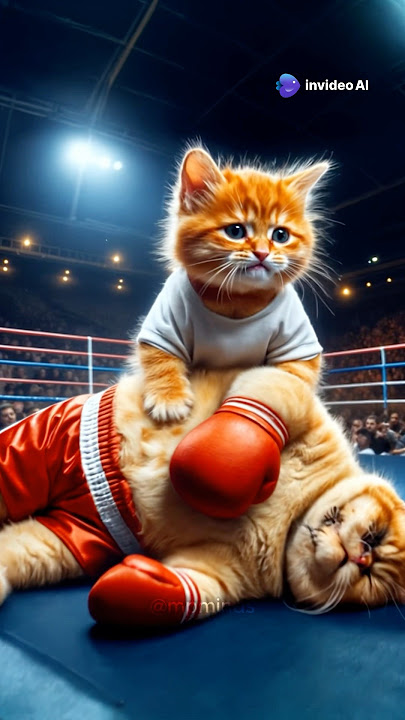 Chubby Balboa vs Ivan Rago #catsofyoutube #ai #chubby