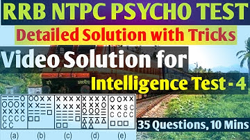 ASM Psycho Test Series | Intelligence Test - 4 with Tricks and Detailed Solution | NTPC PSYCHO TEST