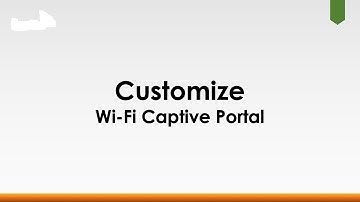 Customizing the Captive Portal Page #souravbag #tekkrescue