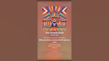 Thumbnail of The Comedy Show | Song for Comedians | Profession Tunes | #popsong #funny #comedy #comedians #lyrics