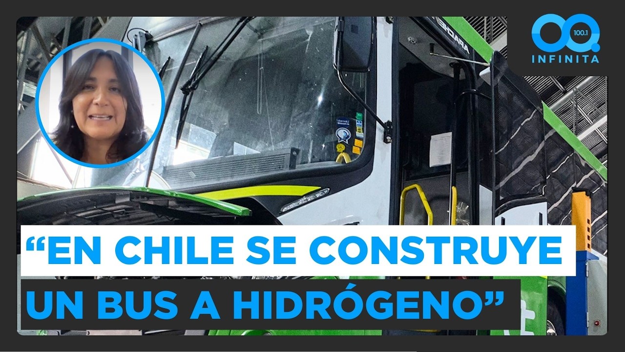 Chile construye su primer bus a hidrógeno y comenzará a operar este año