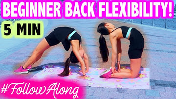 How to get a FLEXIBLE BACK for BEGINNERS