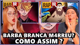 (TAUZ AMASSOU) REAGINDO ao Rap do Sanji E O Rap do Barba Branca DO TAUZ - REACT 2 EM 1 (One Piece)
