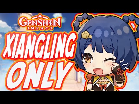 Can You Beat Genshin Impact Only Using Xiangling??!!