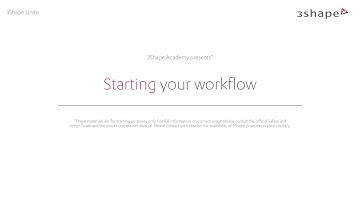 Starting your workflow