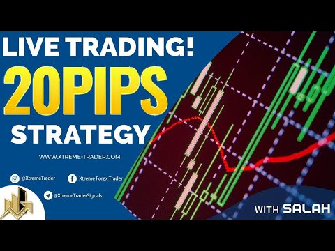 |Forex Live Trading|  20 pips a Day Strategy!