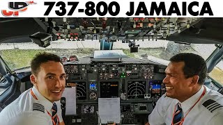 Piloting BOEING 737-800 out of Jamaica + Cockpit Panel Presentation