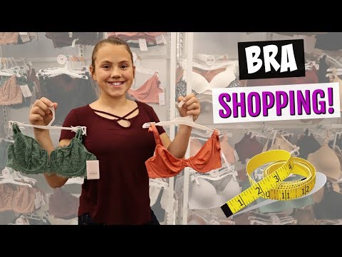 FIRST TIME BRA SHOPPING WITH MOM