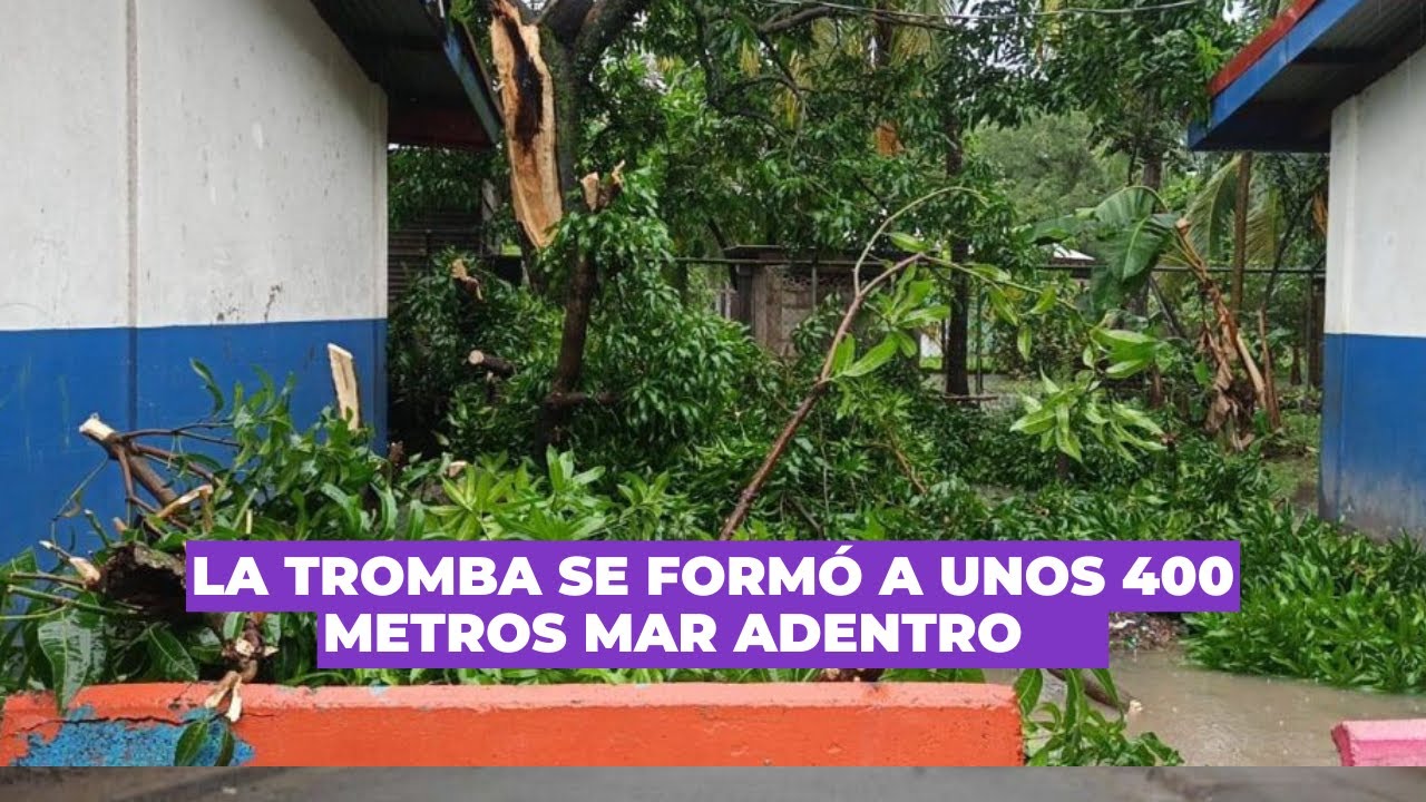 “Tromba marina” sorprende a habitantes de Bilwi y provoca daños en varios barrios