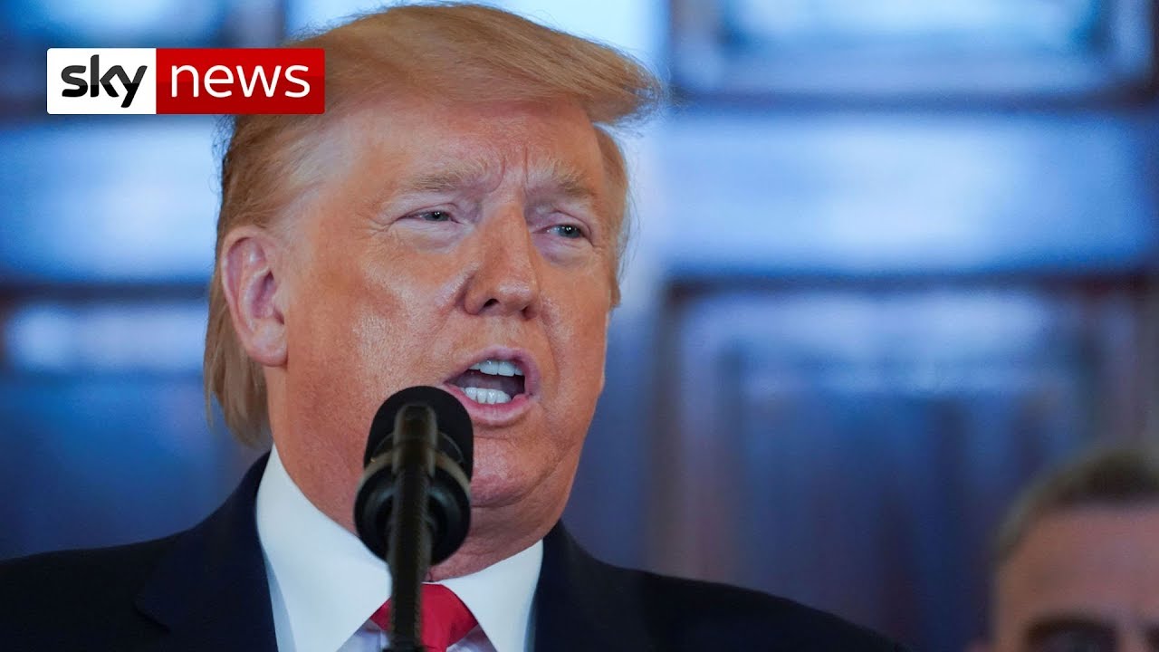 Donald Trump: Iran 'standing down' after missile strikes