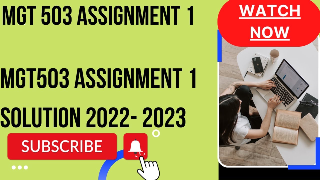 mgt503 assignment 1 solution 2022 pdf