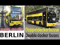 Doppeldeckerbusse Berlin VDL Citea + MAN * BVG Double-Decker buses in Berlin MEGA MOVIE!