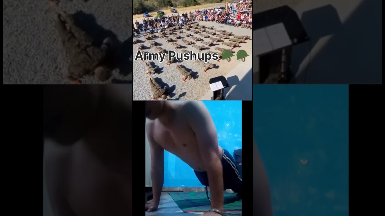army push up #pushups #gym #motivation - YouTube