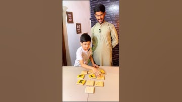 1️⃣2️⃣3️⃣Memory Game With Number | #challenge #funny #numbers #shortsfeed