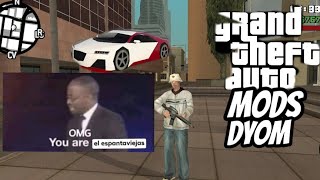 GTA San Andreas Android MOD Cleo DYOM + skin selector. screenshot 1