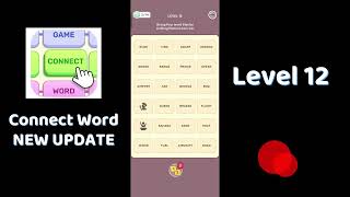 🔠 Connect Word Level 12 Walkthrough 🧩 | Step-by-Step Word Puzzle Solution | SolutionGuruji screenshot 1