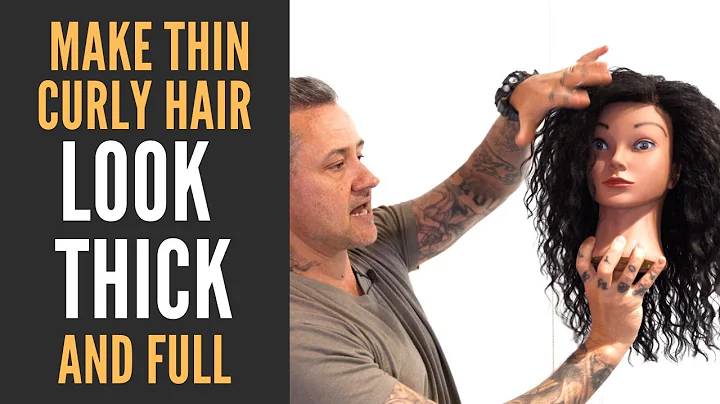 Curly Fine Thin Hair // MAKE IT LOOK THICKER AND L...