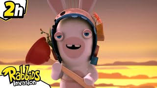 The Rabbids got a big plan!| RABBIDS INVASION | 2H New compilation | Cartoon for Kids