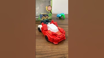 [ASMR] Unboxing & Review Satisfying Video: Robot Optimus Prime Transformers Combat Vehicle #shorts