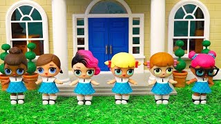 LOL Dolls are School Cheerleaders! Toys and Dolls Fun Play for Children | SWTAD Kids