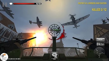 Frontline Commando WW2 | Ardennes Anti-Aircraft Action Shooting Gameplay | HD1080p ( Android, iOS )