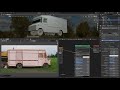 How to build a food truck in blender 2.91