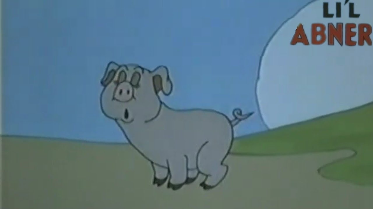 Porkuliar Piggy 1944 Screen Gems Li'l Abner Cartoon Short Film