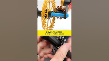 Bicycle Chainless Drive of Roller Gears #cad3d #solidworks #mechanical #mechanism #engineering