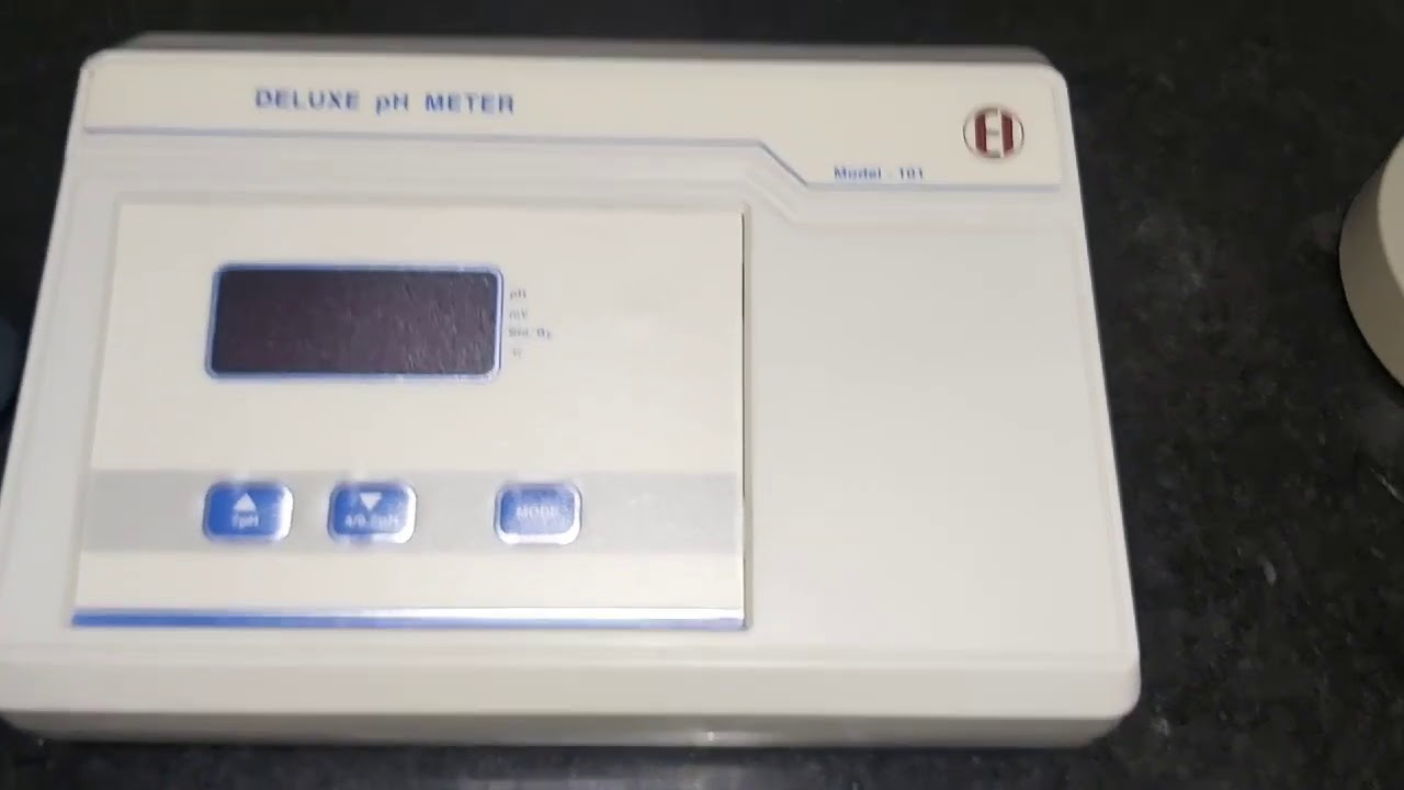 PH Meter EI 101,111,Calibration of Digital pH meter