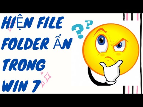 Hiện các file/folder ẩn trong laptop win 7 | thủ thuật máy tính AI CŨNG NÊN BIẾT