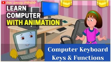 Basics of Computers |Computer Keyboard Keys & Functions ? | Computers for Kids [ Animation]