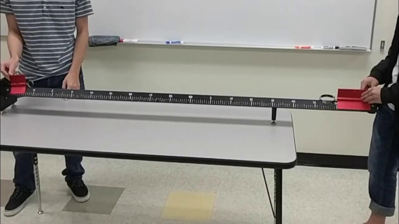 Physics 30 Linear Momentum (Air Track Experiment 2) YouTube