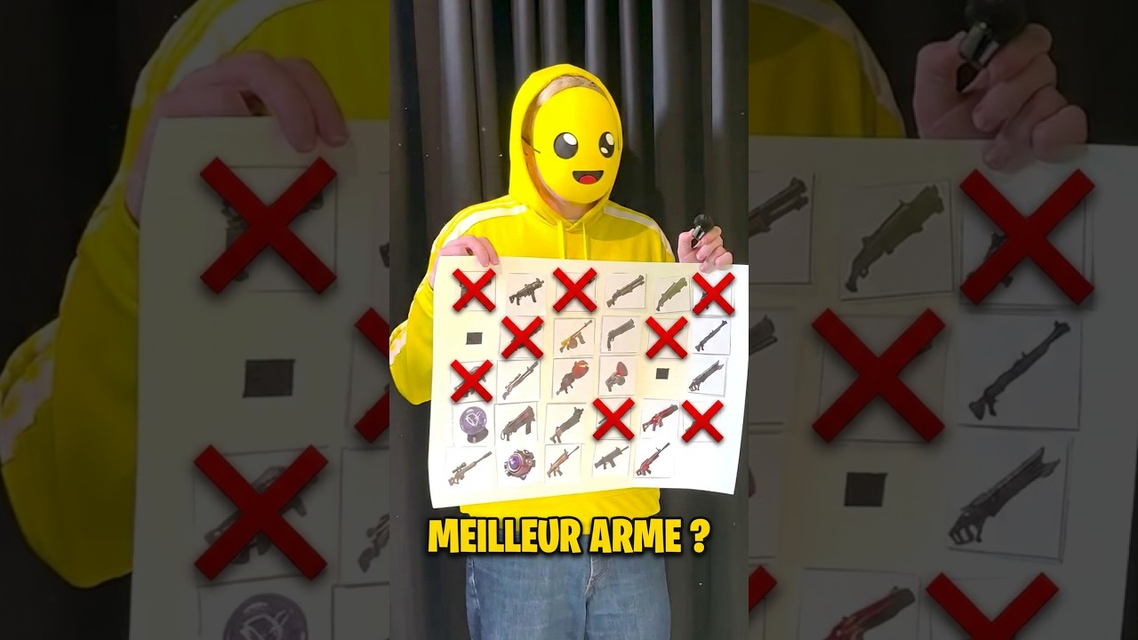 🍌Quel est LA MEILLEURE ARME de Fortnite ? Part 1