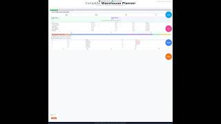 Warehouse Operations Planner — Shift Scheduler + KPI Dashboard + Peak Planner | Google Sheets Demo