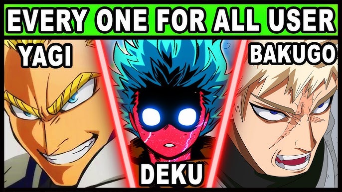 Ranking My hero Academia characters with strong quirks :  r/BokuNoHeroAcademia