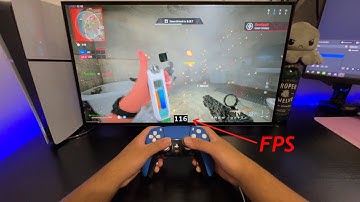 POV: PS5 Slim + 1080p 120hz monitor FPS Test on Rebirth Island🏆