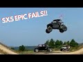 SXS Epic Fails!!! (MEME Coffin Polaris RZR, Can Am x3)