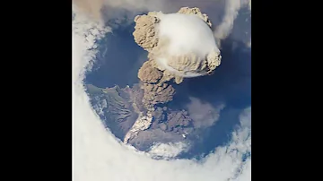 NASA Sarychev Volcano Eruption From The International Space Station 