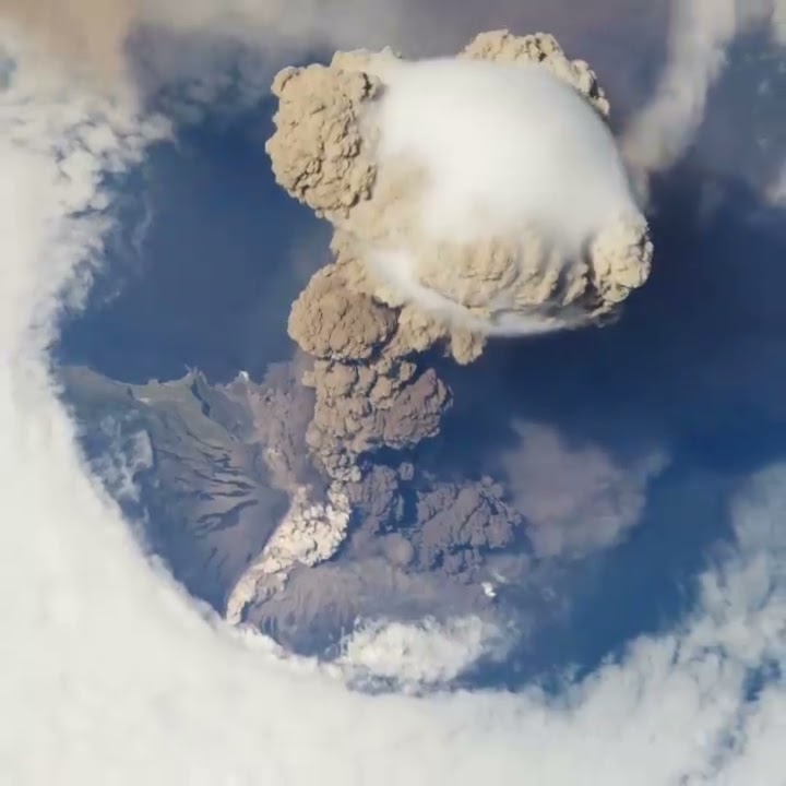 NASA | Sarychev Volcano Eruption from the International Space Station