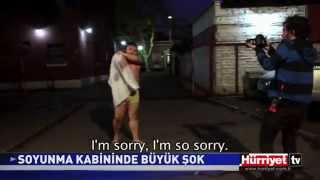SOYUNMA KABİNİNDE BÜYÜK ŞOK SOYUNMA KABİNİNDE BÜYÜK ŞOK