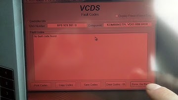 Output diagnostic mode - vcds