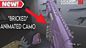 NEW *ANIMATED* CAMO *BRICKED* GAMEPLAY(MW3 REWIND EVENT)🤣